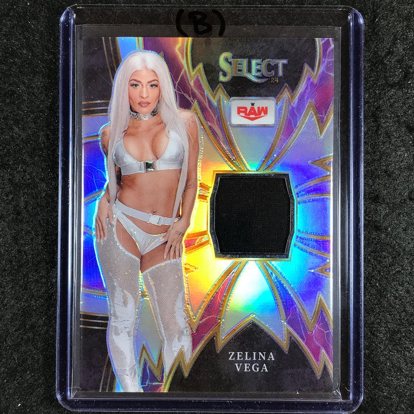 2024 Select WWE ZELINA VEGA Sparks Jersey Relic #ZVG (B)
