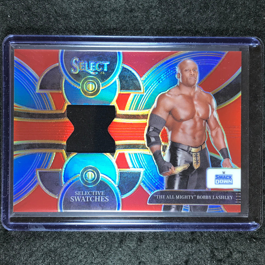 2024 Select WWE THE ALL MIGHTY BOBBY LASHLEY Selective Swatches Jersey Red 18/99