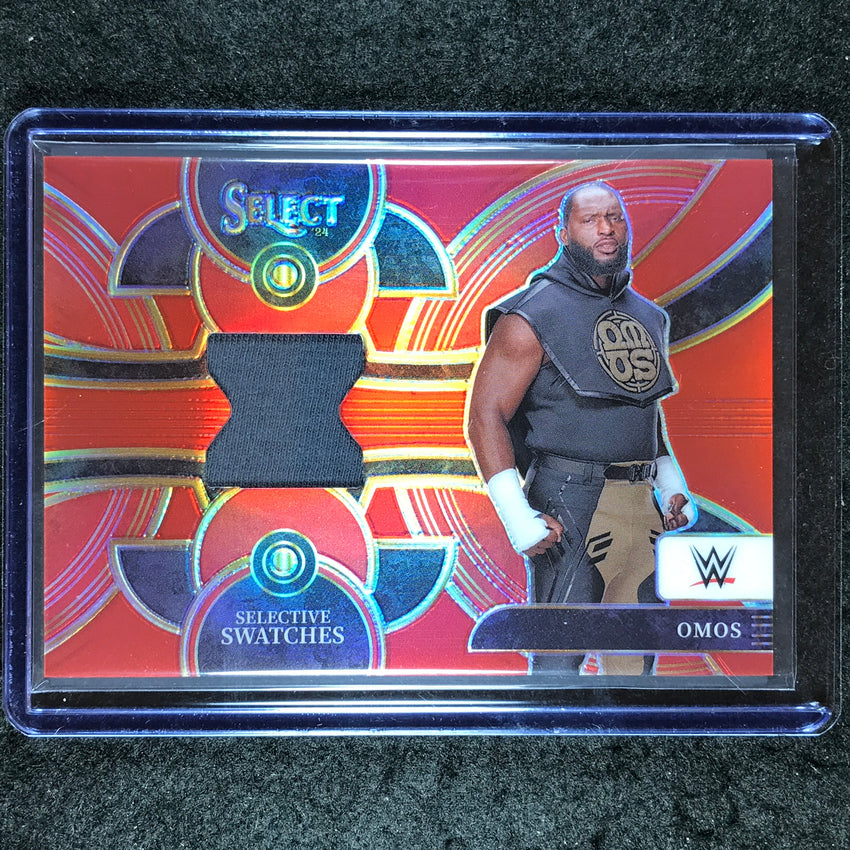 2024 Select WWE OMOS Selective Swatches Jersey Relic Red 94/99