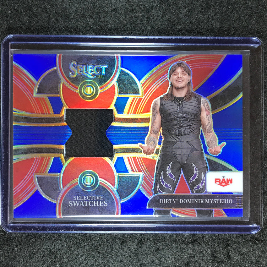 2024 Select WWE "DIRTY" DOMINIK MYSTERIO Selective Swatches Jersey Blue 43/49