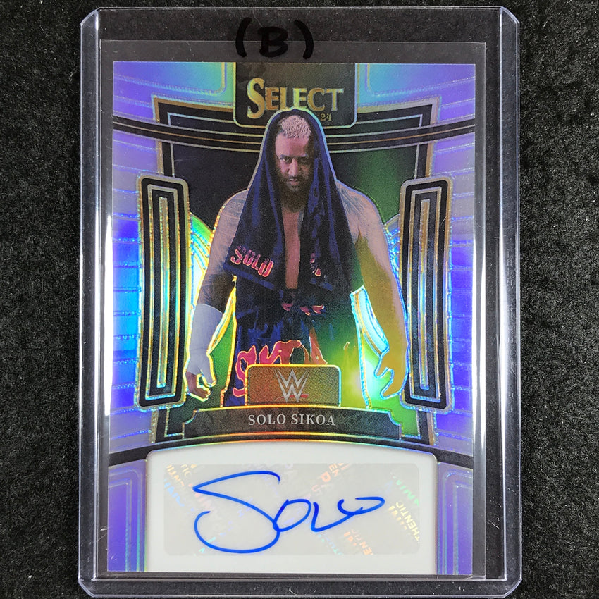 2024 Select WWE SOLO SIKOA Signatures Auto Refractor #SLS (B)