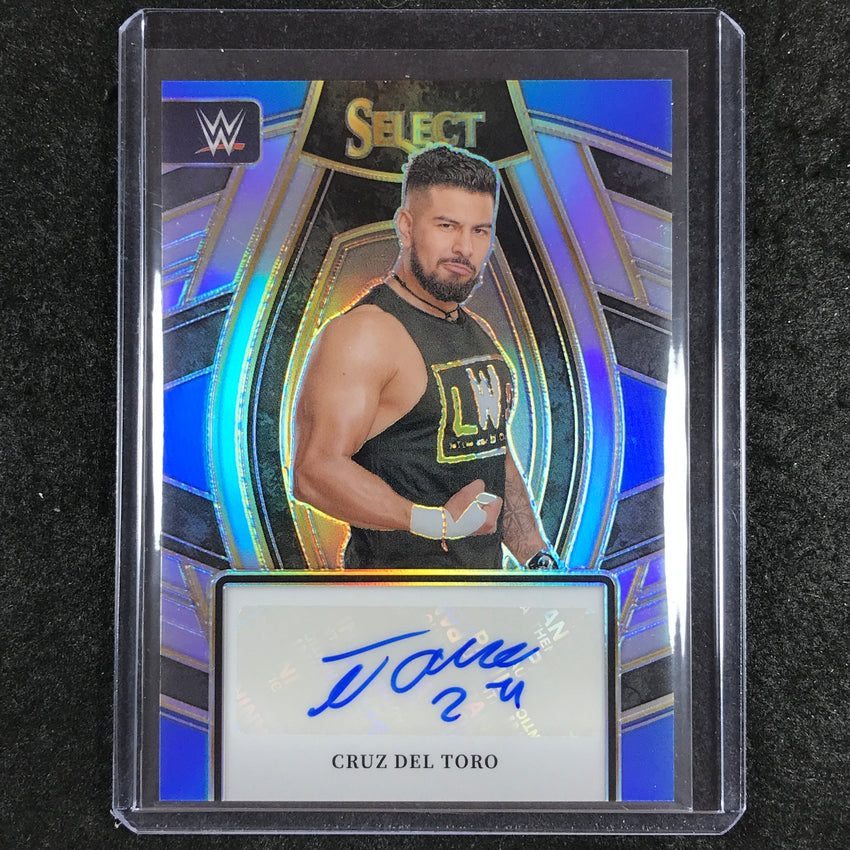 2024 Select WWE CRUZ DEL TORO Signatures Selections Auto Refractor #CDT