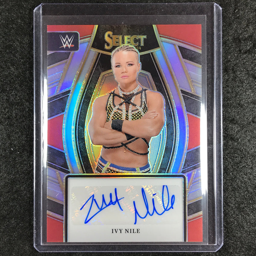 2024 Select WWE IVY NILE Signatures Selections Auto Refractor #IVY