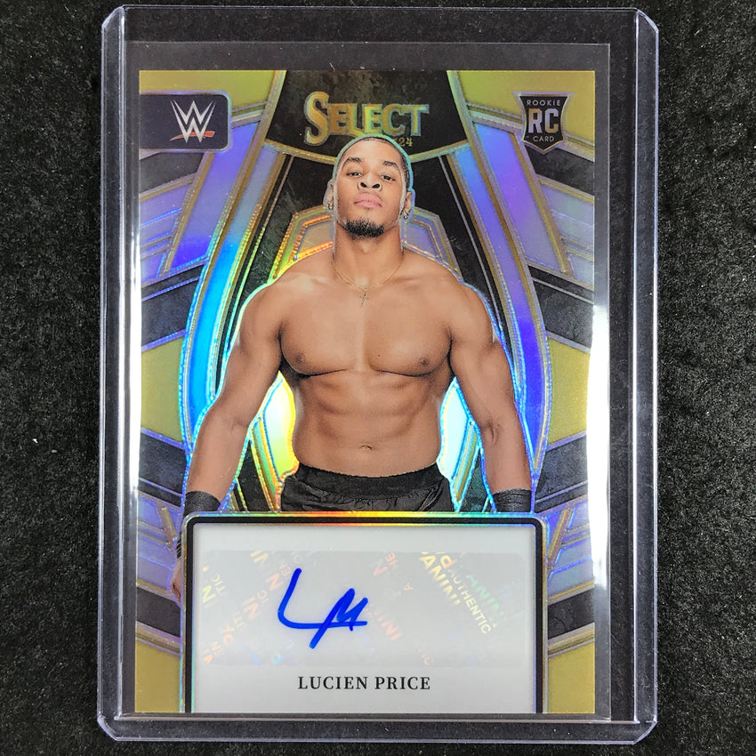 2024 Select WWE LUCIEN PRICE Signatures Selections Rookie Auto Refractor #LPR