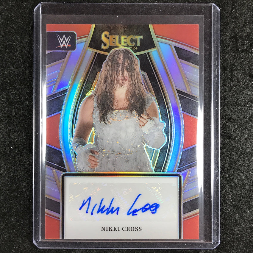 2024 Select WWE NIKKI CROSS Signatures Selections Auto Refractor #NCR