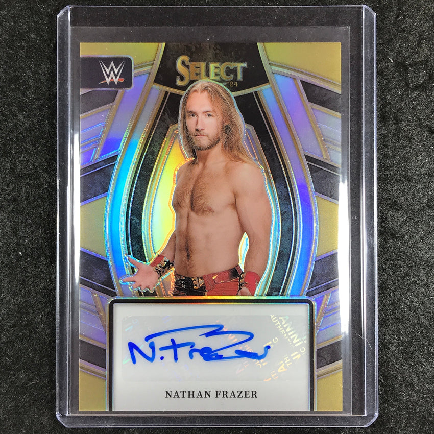 2024 Select WWE NATHAN FRAZER Signatures Selections Auto Refractor #NFZ
