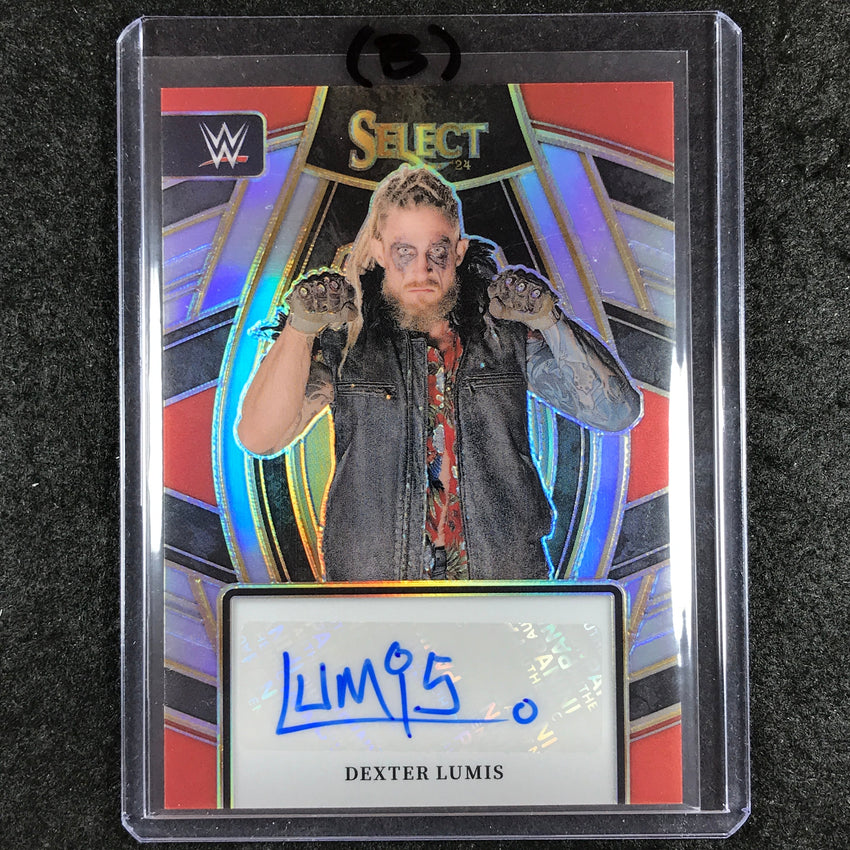 2024 Select WWE DEXTER LUMIS Signatures Selections Auto Refractor #DLM (B)