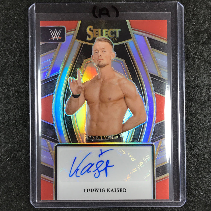 2024 Select WWE LUDWIG KAISER Signatures Selections Auto Refractor #LWK (A)