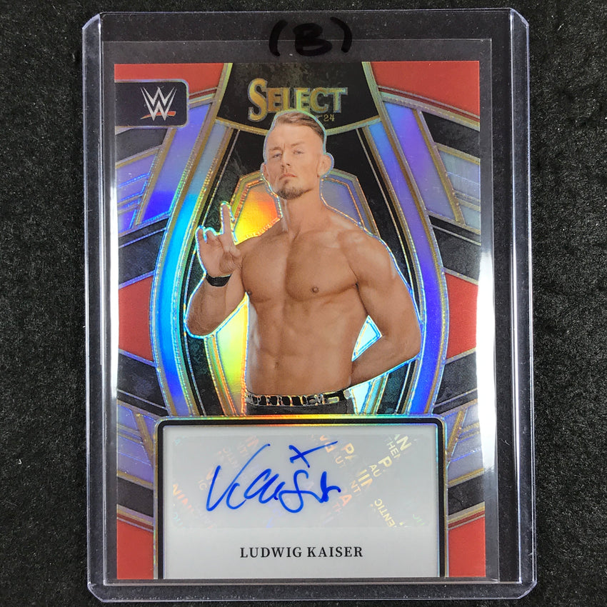2024 Select WWE LUDWIG KAISER Signatures Selections Auto Refractor #LWK (B)