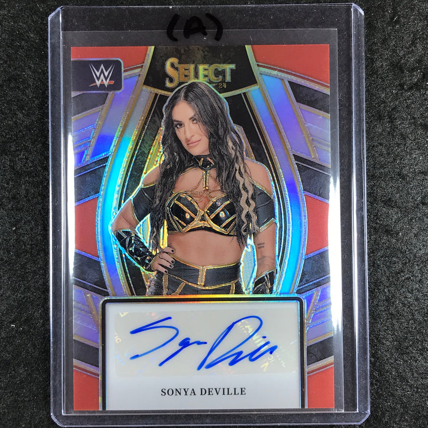 2024 Select WWE SONYA DEVILLE Signatures Selections Auto Refractor #SDV (A)