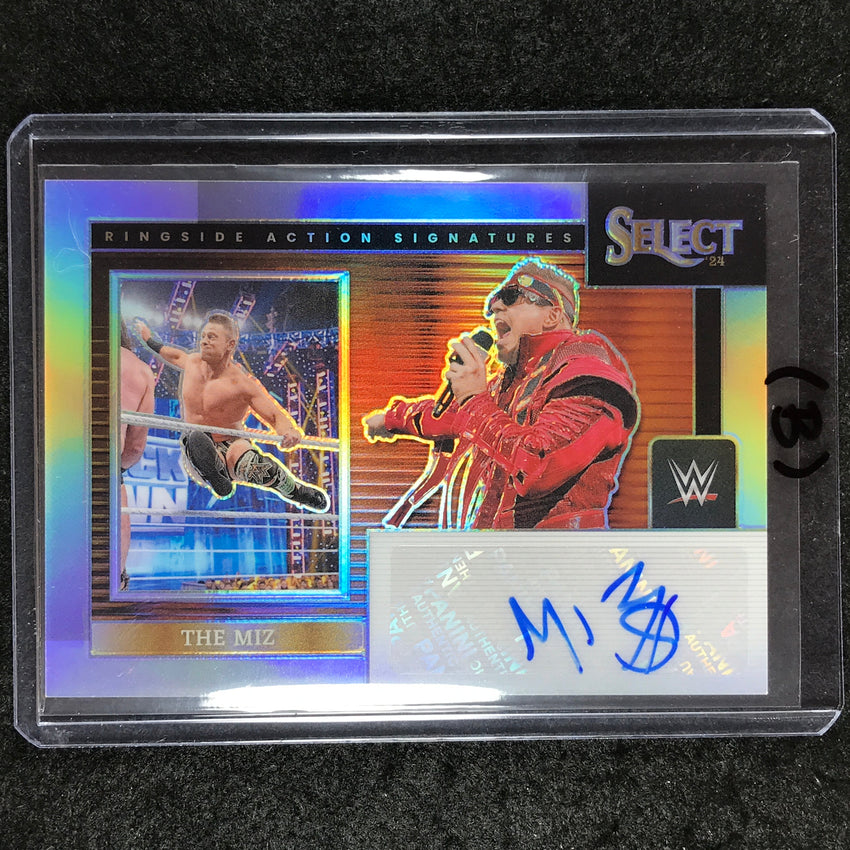 2024 Select WWE THE MIZ Ringside Action Signatures Auto Refractor #MIZ (B)