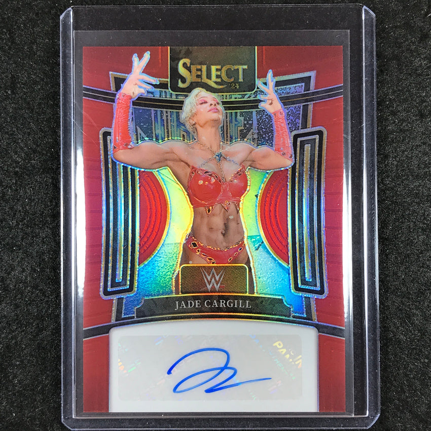 2024 Select WWE JADE CARGILL Signatures Auto Red 71/99