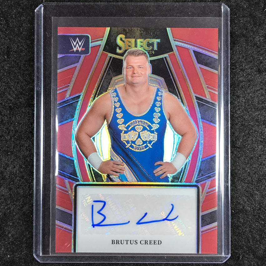 2024 Select WWE BRUTUS CREED Signature Selections Red 25/99