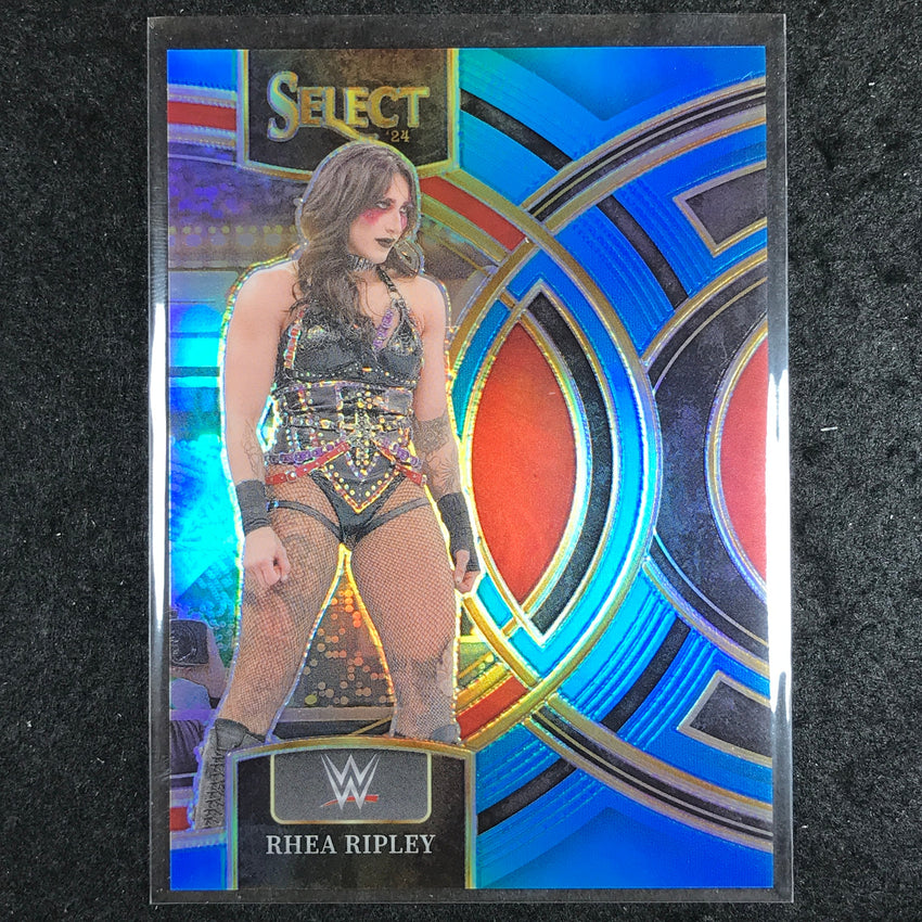 2024 Select WWE RHEA RIPLEY Premier Level Blue 131/199 #114