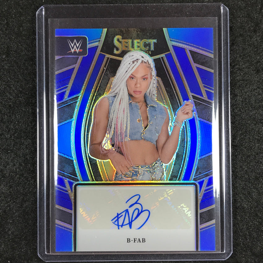 2024 Select WWE B-FAB Signature Selections Blue 26/49