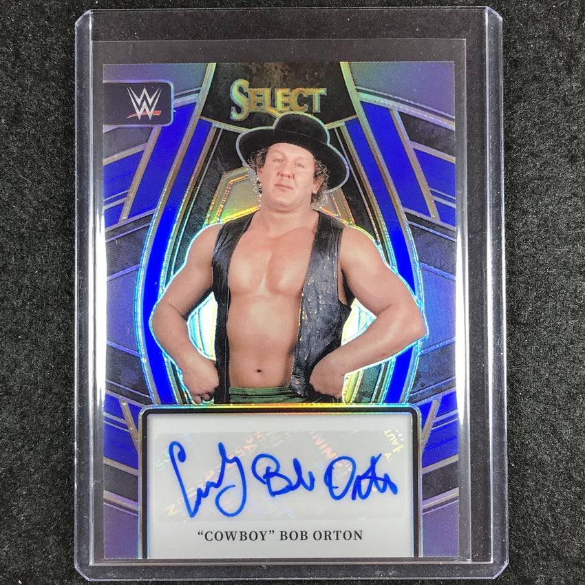 2024 Select WWE "COWBOY" BOB ORTON Signature Selections Blue 37/49