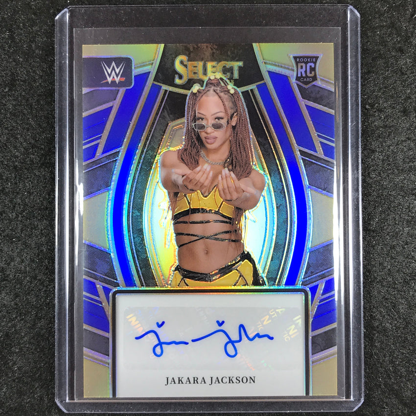 2024 Select WWE JAKARA JACKSON Signature Selections Rookie Blue 21/49