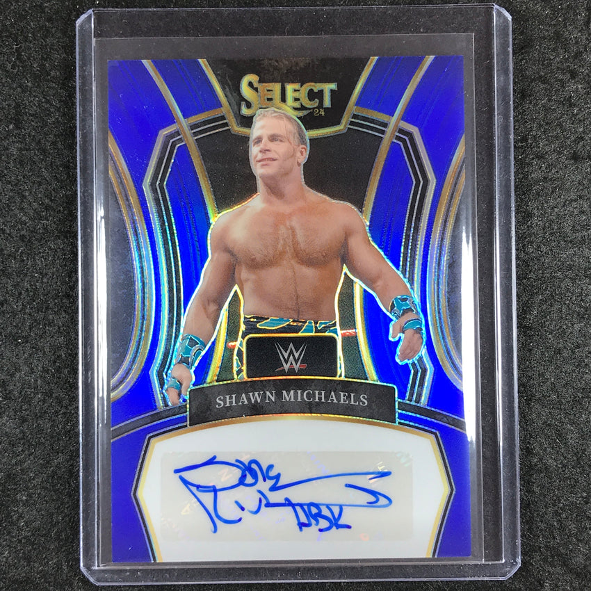 2024 Select WWE SHAWN MICHAELS Legendary Signatures Auto Blue 49/49