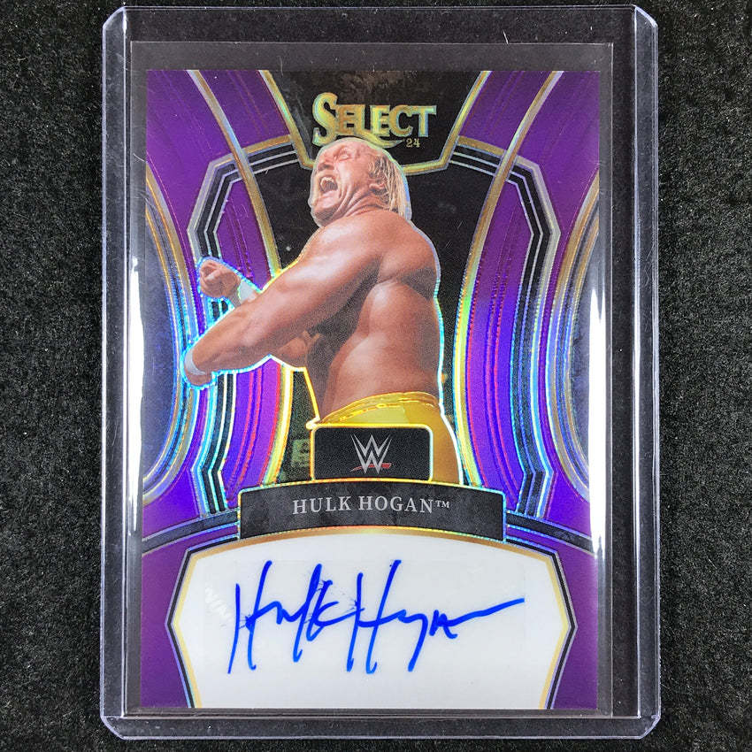 2024 Select WWE HULK HOGAN Legendary Signatures Auto Purple 12/35
