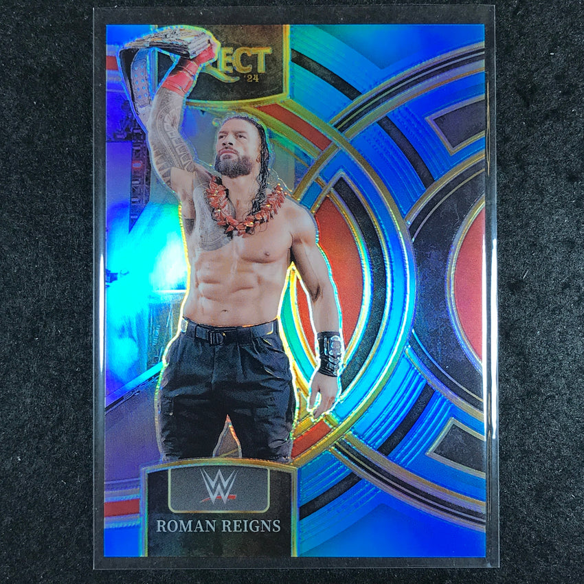 2024 Select WWE ROMAN REIGNS Premier Level Blue 11/199 #154