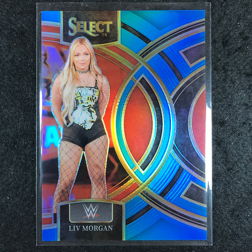 2024 Select WWE LIV MORGAN Premier Level Blue 92/199 #200