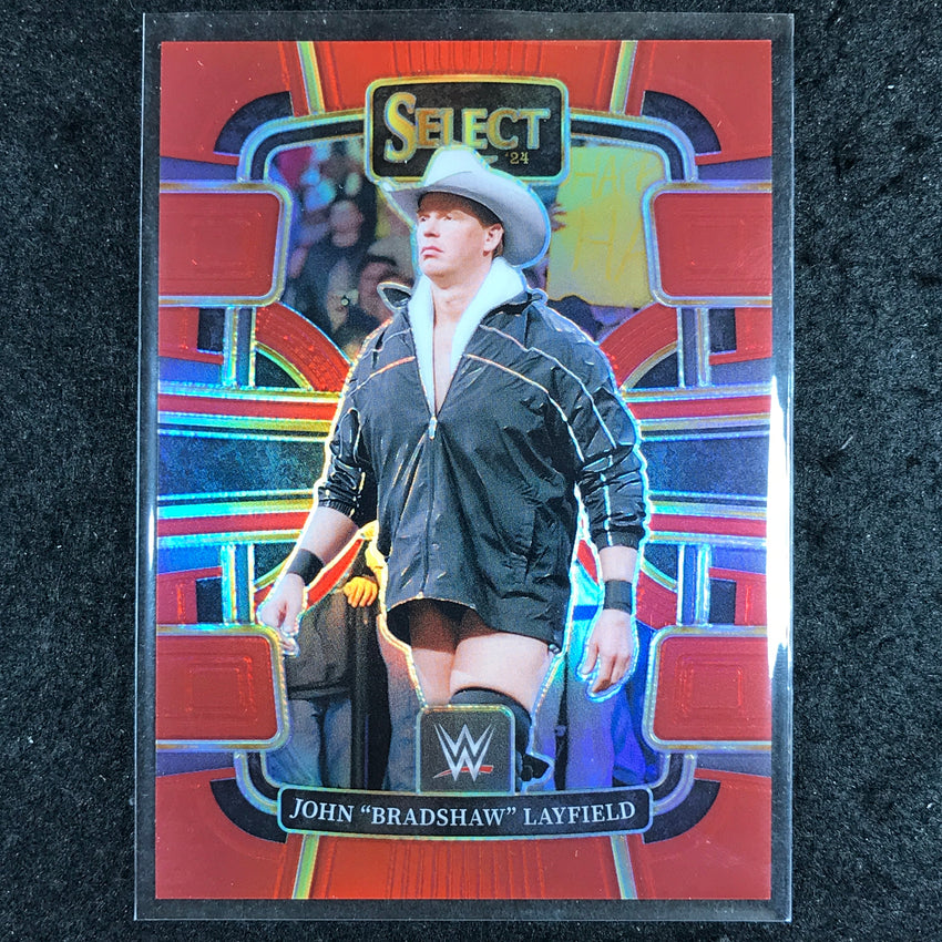 2024 Select WWE JOHN "BRADSHAW" LAYFIELD Concourse Red 166/175 #3
