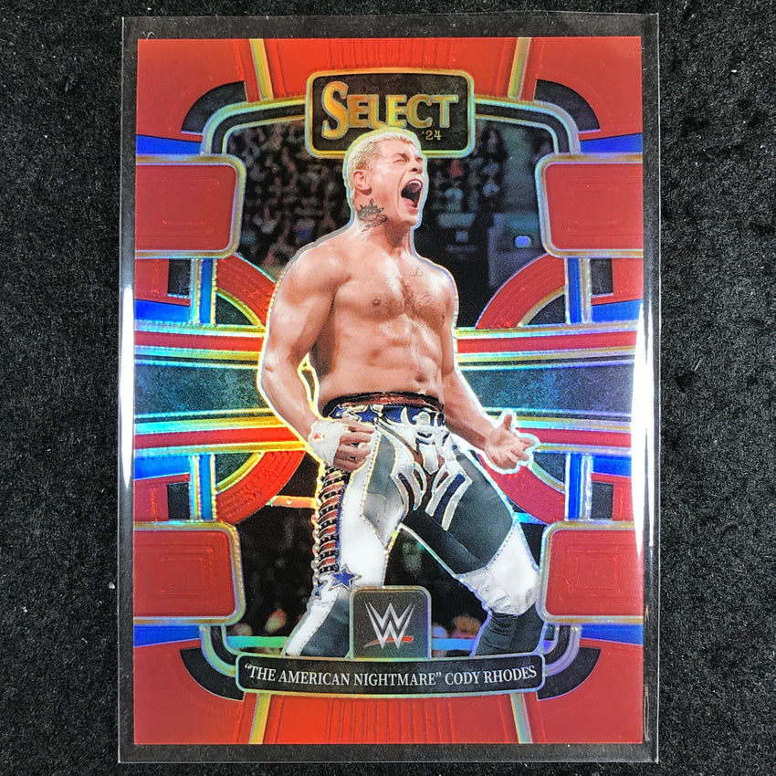 2024 Select WWE "THE AMERICAN NIGHTMARE" CODY RHODES Concourse Red 171/175 #24