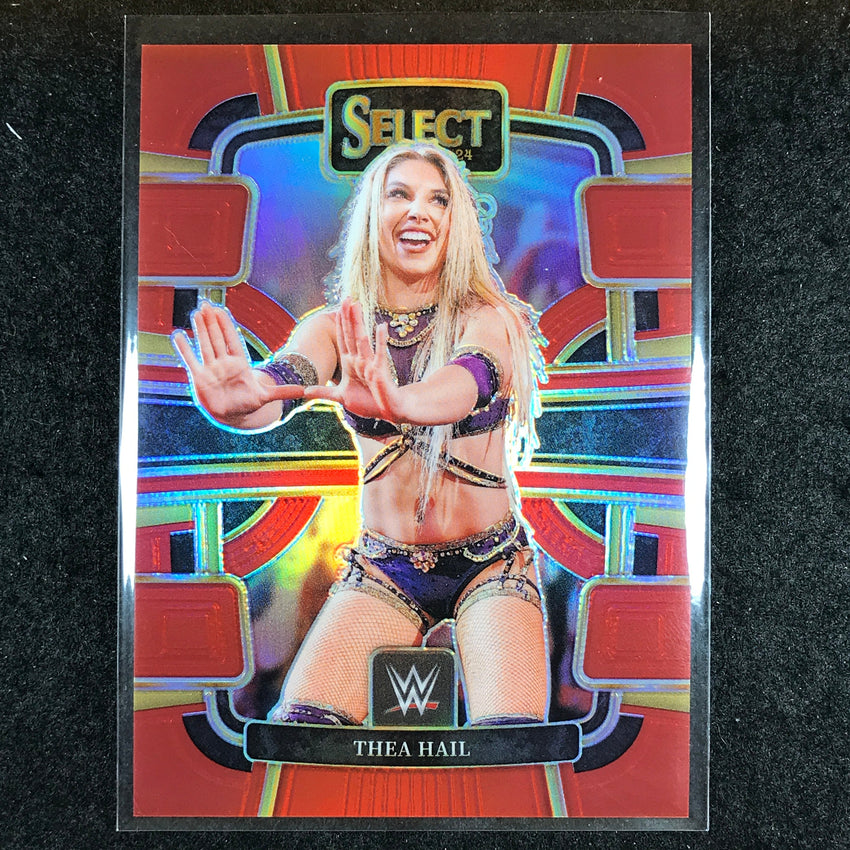 2024 Select WWE THEA HAIL Concourse Red 16/175 #58