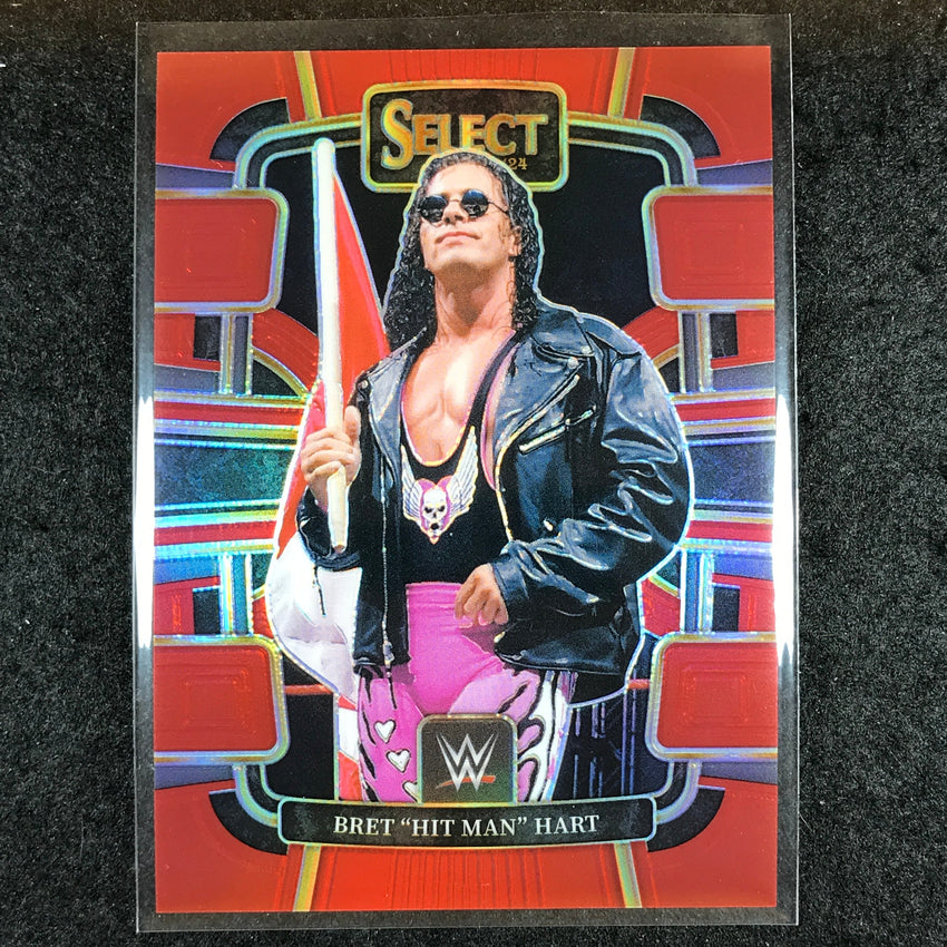 2024 Select WWE BRET "HIT MAN" HART Concourse Red 46/175 #59