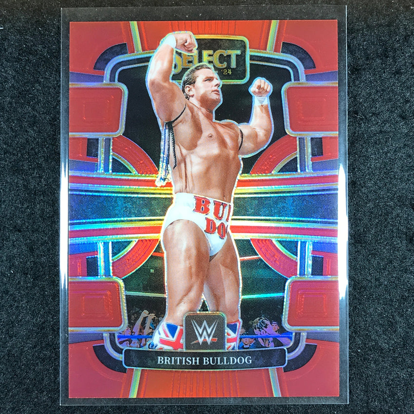 2024 Select WWE BRITISH BULLDOG Concourse Red 104/175 #69