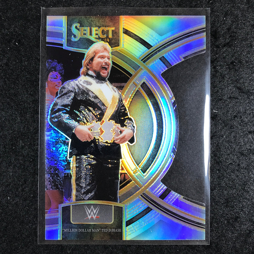 2024 Select WWE MILLION DOLLAR MAN TED DIBIASE Premier Level Silver Die-Cut #101