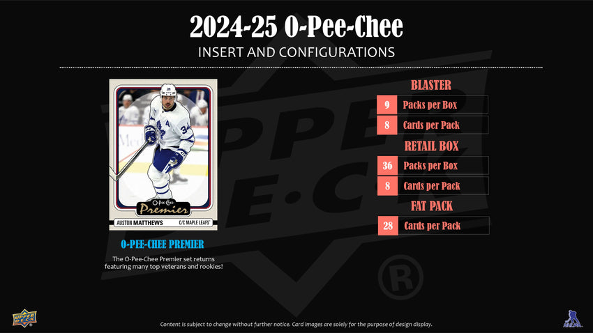 2024-25 Upper Deck O-Pee-Chee Hockey Blaster Box