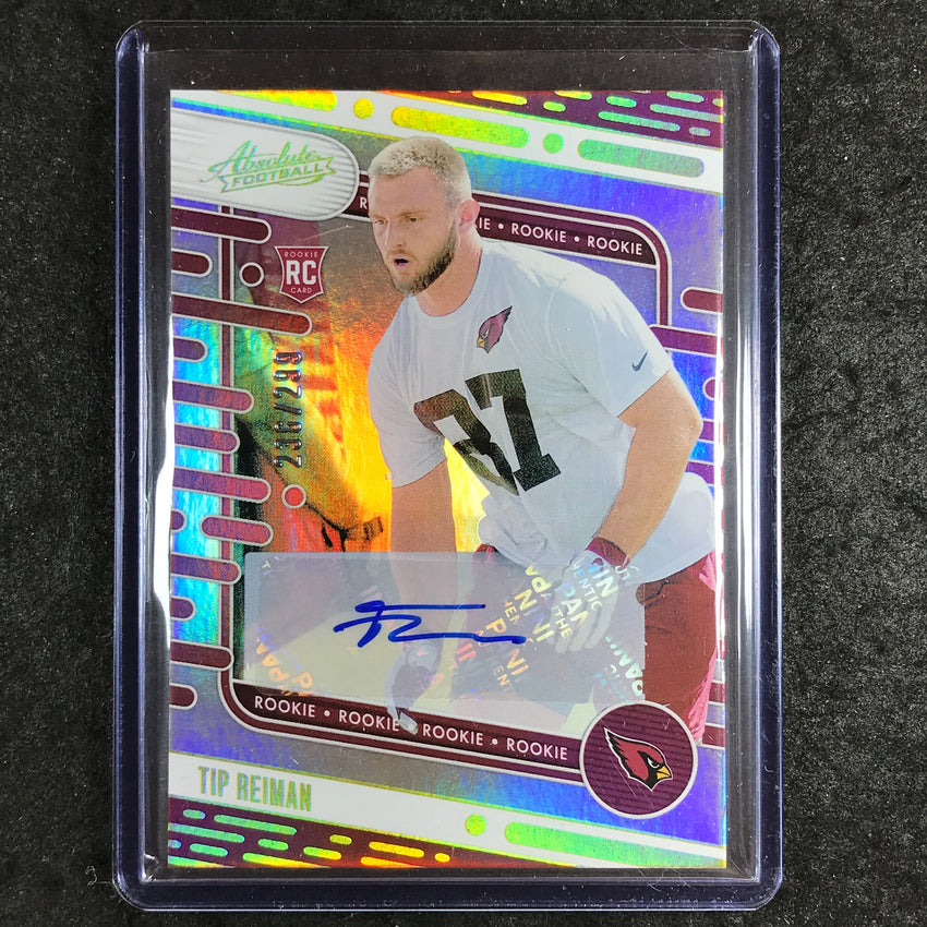 2024 Absolute Football TIP REIMAN Signature Rookies Auto Spectrum 236/299