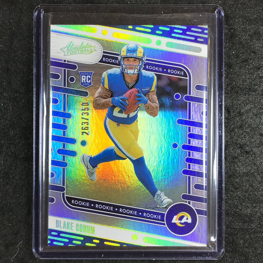 2024 Absolute Football BLAKE CORUM Rookie Base 263/350 #168