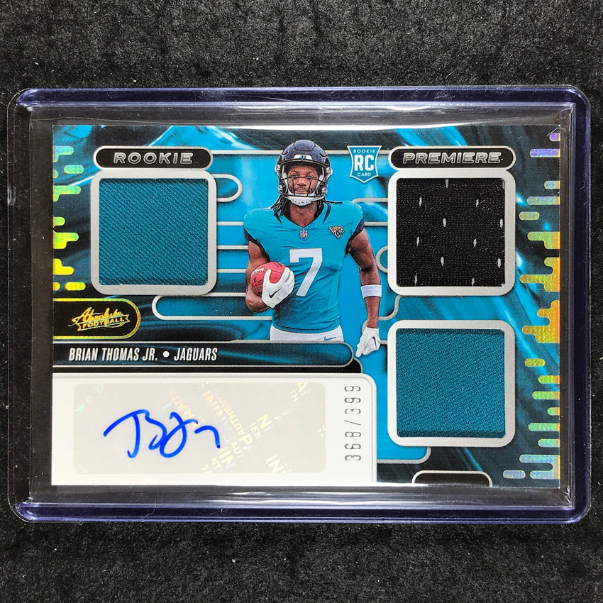 2024 Absolute Football BRIAN THOMAS JR. Rookie Premiere Materials Auto 368/399