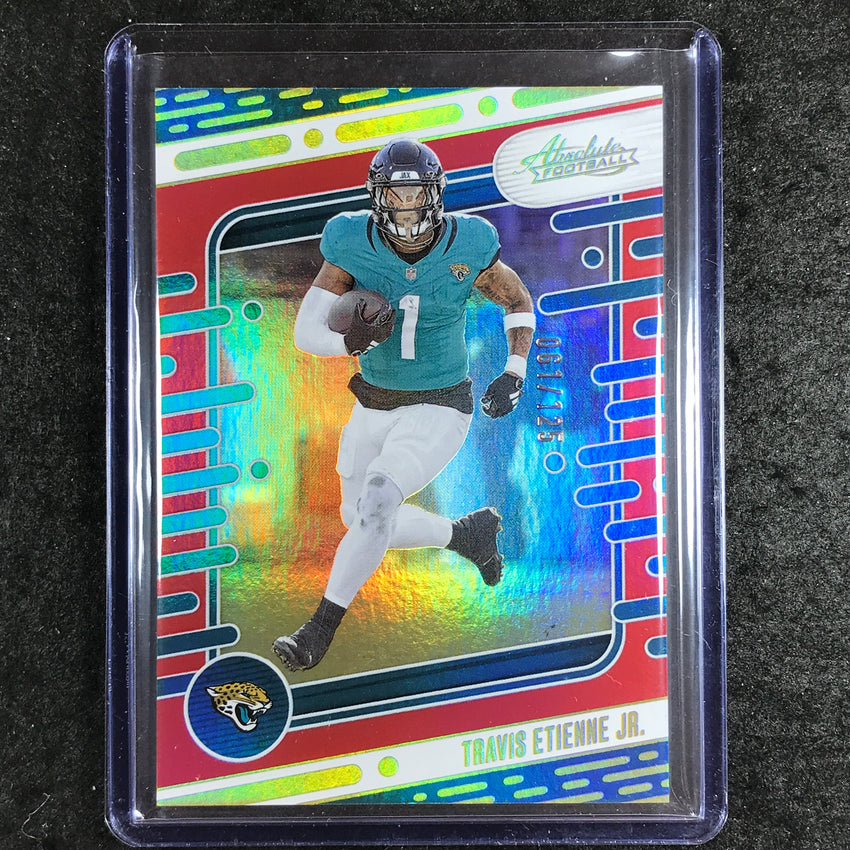 2024 Absolute Football TRAVIS ETIENNE JR. Base Red Spectrum 61/125 #47