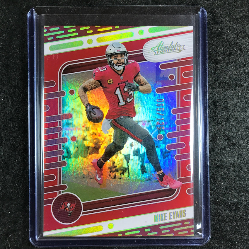 2024 Absolute Football MIKE EVANS Base Red Spectrum 65/125 #96