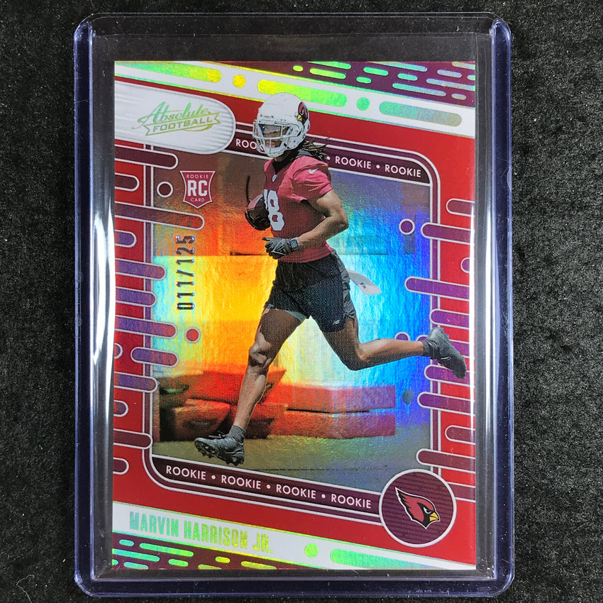 2024 Absolute Football MARVIN HARRISON JR. Rookie Base Red Spectrum 11/125 #104