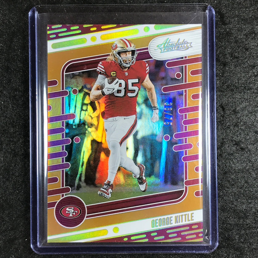 2024 Absolute Football GEORGE KITTLE Base Orange Spectrum 38/75 #92