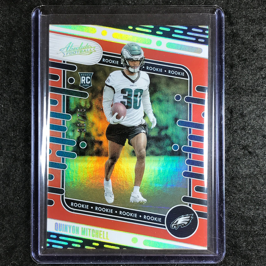 2024 Absolute Football QUINYON MITCHELL Rookie Base Orange Spectrum 36/75 #122