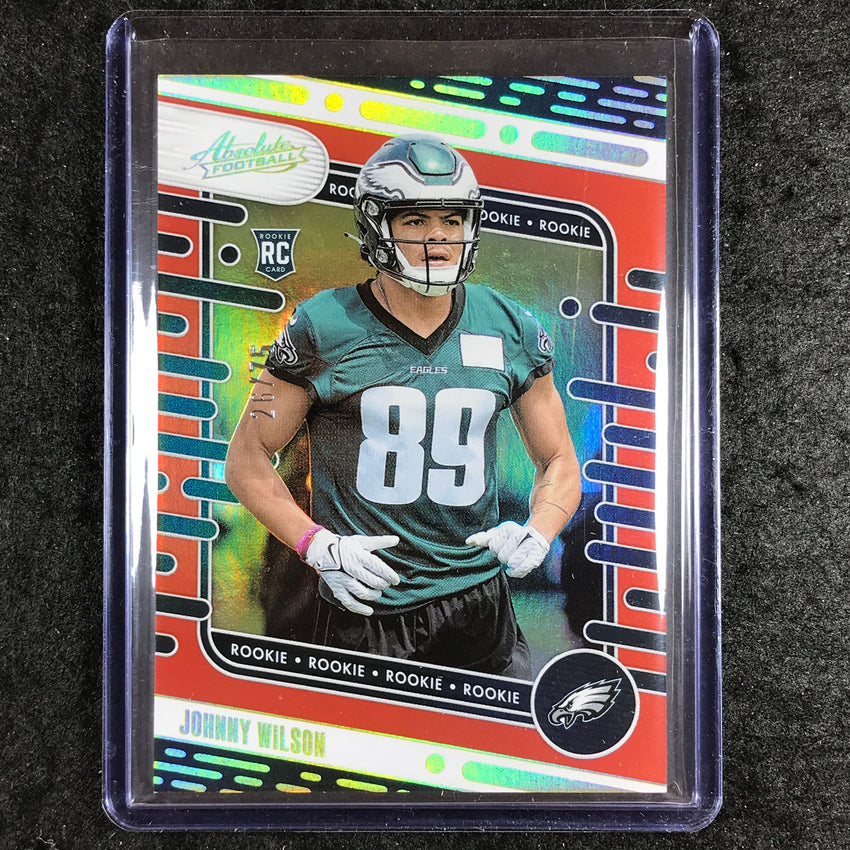 2024 Absolute Football JOHNNY WILSON Rookie Base Orange Spectrum 26/75 #196