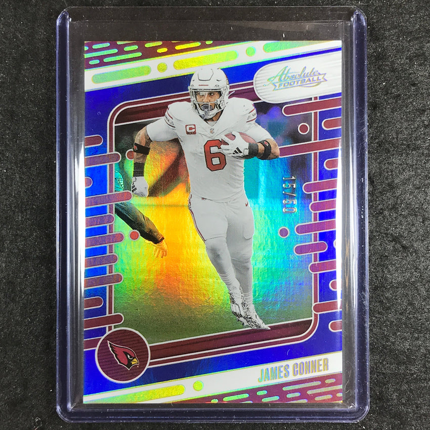 2024 Absolute Football JAMES CONNER Base Blue Spectrum 15/50 #2