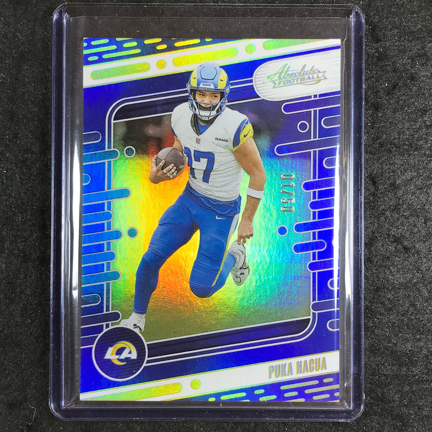 2024 Absolute Football PUKA NACUA Base Blue Spectrum 1/50 #61