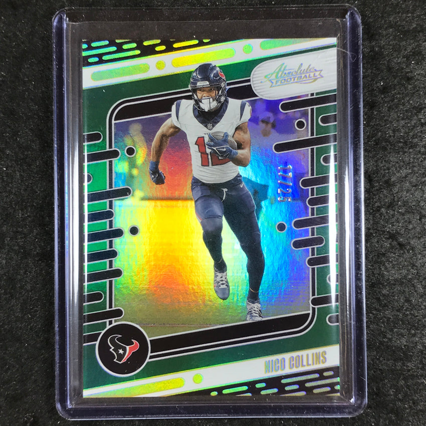 2024 Absolute Football NICO COLLINS Base Green Spectrum 17/25 #43