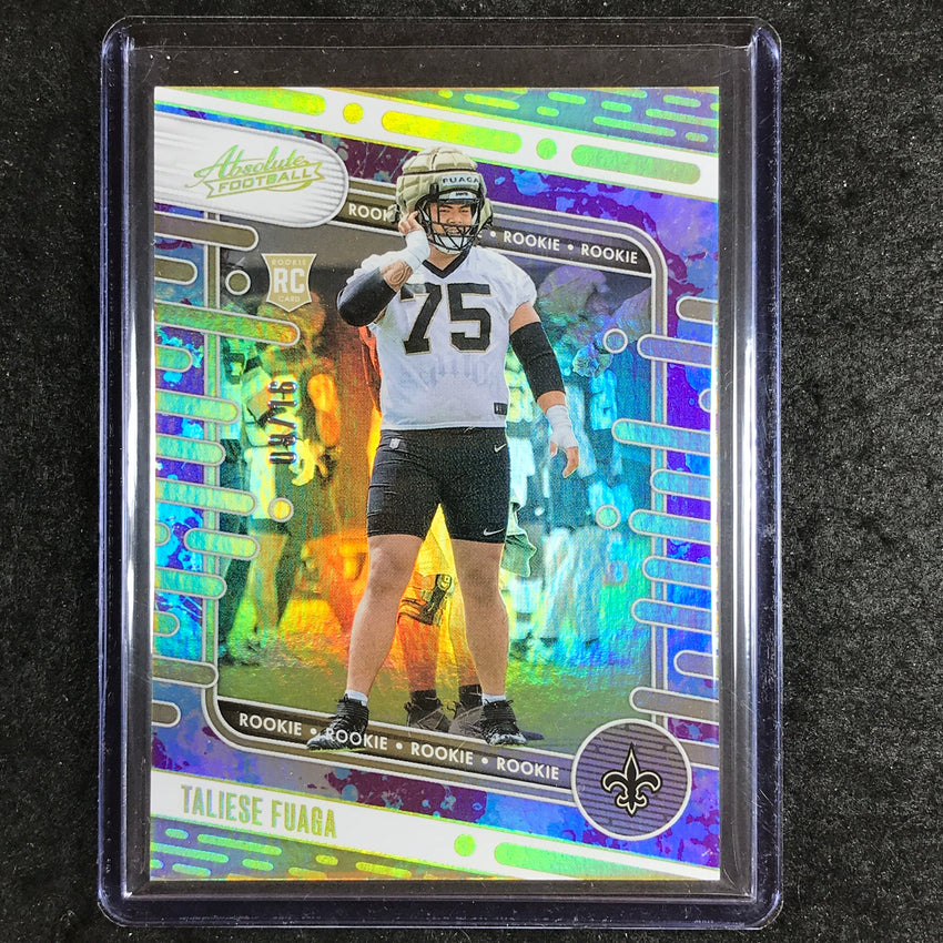 2024 Absolute Football TALIESE FUAGA Rookie Base Splash Spectrum 9/16 #114