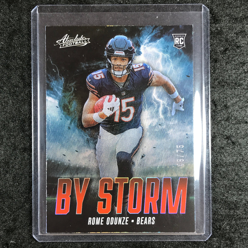 2024 Absolute Football ROME ODUNZE By Storm Rookie Orange 46/75