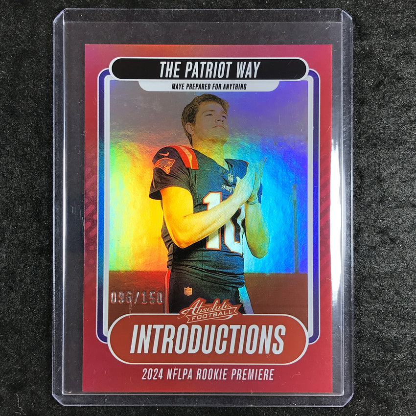 2024 Absolute Football DRAKE MAYE Introductions Rookie Red 96/150
