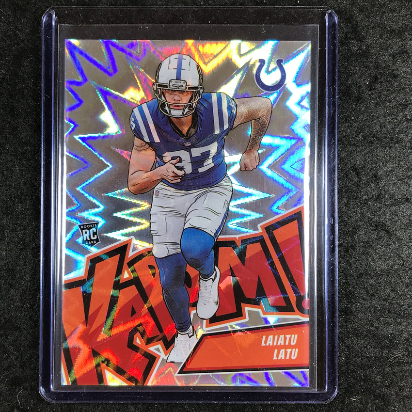 2024 Absolute Football LAIATU LATU Kaboom Rookie SSP #22