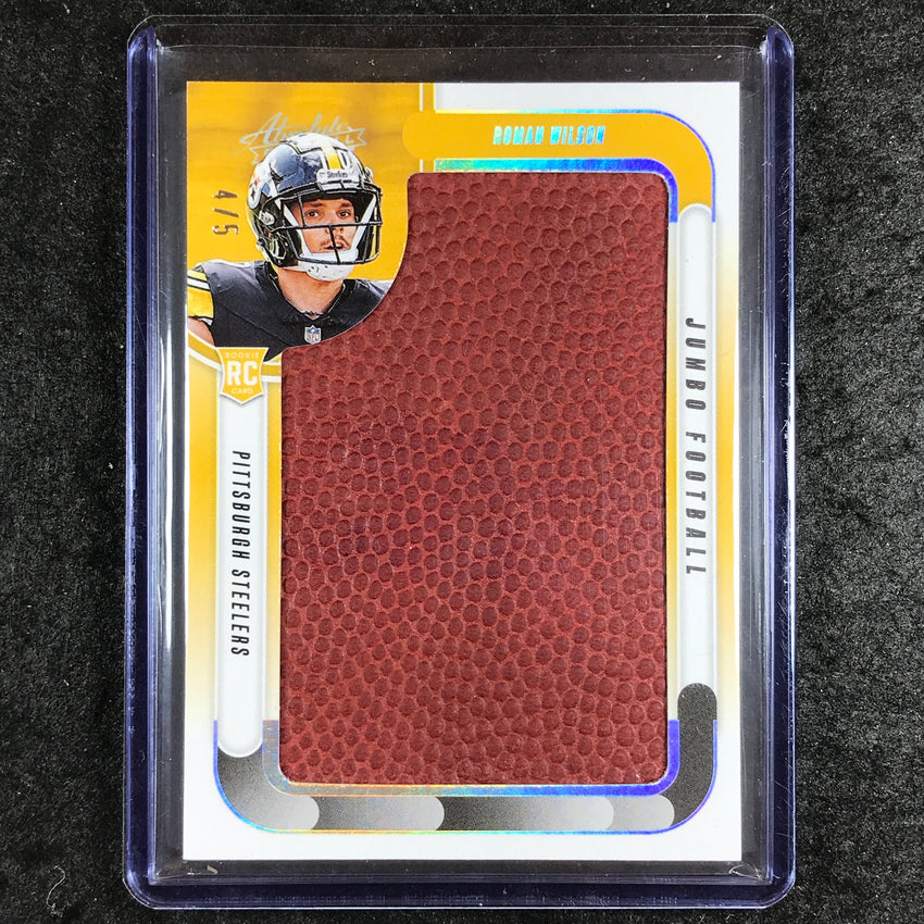 2024 Absolute Football ROMAN WILSON Jumbo Football Relic 4/5