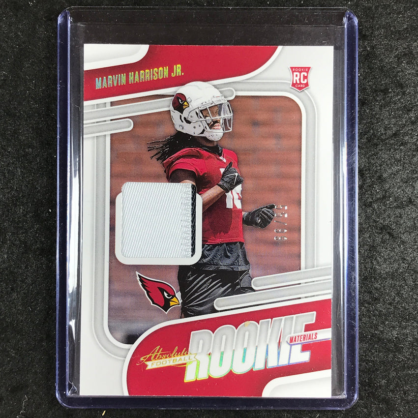2024 Absolute Football MARVIN HARRISON JR. Rookie Materials Patch Gold 55/99